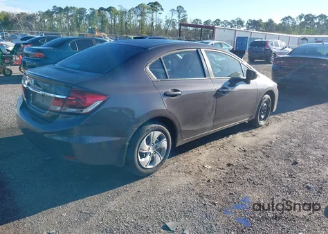 2014 Honda Civic Lx from USA, damaged, VIN 19XFB2F54EE076743